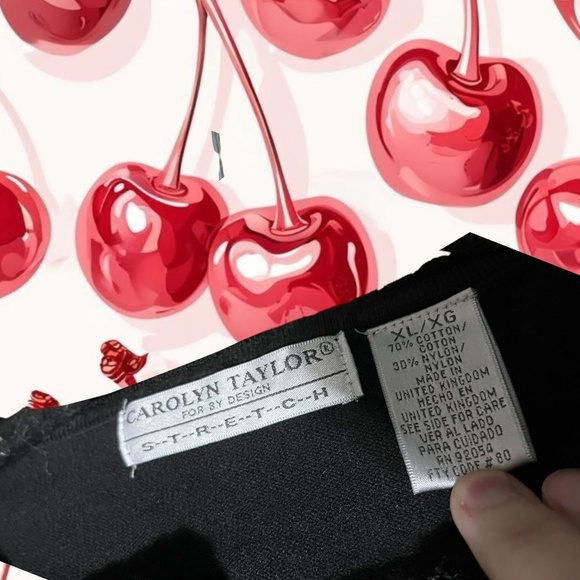 Black stretchy button-up cardigan.   Measurements:Bust 44 in. Length 23 in. - Picture 3 of 4